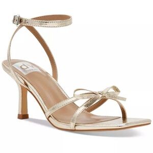 DV by Dolce Vita Metallic Gold Heeled Sandals